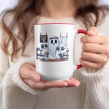 Halloween Mug, Boo Strong Ghost Gym Mug, Workout Ghost Coffee Cup, Halloween Gift, Funny Ghost Mug, Gym Humor Mug, Ghost Lover Gift thumbnail 7