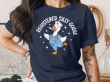Nurse Silly Goose T-Shirt: Pediatric Cartoon Animal Humor, Registered Nursing Apparel thumbnail 4