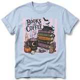Books and Coffee Witchy Tee thumbnail 4