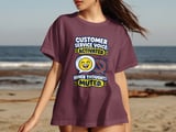 Customer Service Voice Activated Tee thumbnail 2