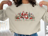 Black Santa and Mrs Claus PNG Clipart, African American Merry Christmas Graphic, Vintage Winter Holiday Sublimation Art Digital Download thumbnail 2