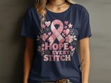 Faux Patchwork Hope In Every Stitch Tee thumbnail 15