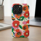 Retro Floral Cherry MagSafe® Phone Case thumbnail 2