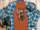 Grumpy Werewolf Coffee Cat Tee or Sweatshirt thumbnail 7
