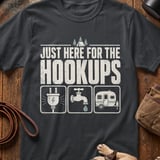 Just for the Hookups RV T-Shirt thumbnail 1