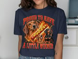 Proud To Have A Little Wiener Tee thumbnail 4