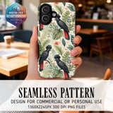 Black Cockatoo Botanical Digital thumbnail 1