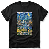 Gogh Ocean State ~ Comfort Colors Premium Tee thumbnail 2