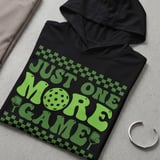 Pickleball Sport-Tek Performance Hood, Just One More Game, Lightweight Hoodie thumbnail 7