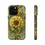 Sunflower iPhone Case: Floral, Ornamental, Protective, Botanical Design thumbnail 4