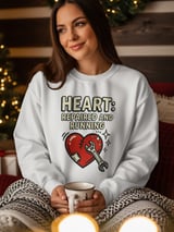 Heart Repaired Running T-Shirt: Open Heart Surgery Recovery, Cardiac Patient, Wrench Patch Graphic thumbnail 11