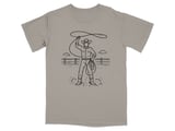 Modern Cowboy Line Art T-Shirt thumbnail 7