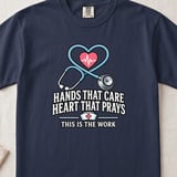 Hands That Care Heart That Prays Tee thumbnail 4