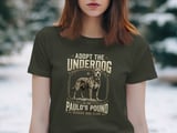 Adopt The Underdog Rescue Dog Club T-Shirt, Vintage Dog Lover Gift, Pet Adoption Graphic Tee, Dog Mom Dad Shirt thumbnail 4