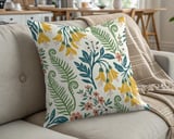 Botanical Fern & Bloom Pillow Case thumbnail 5