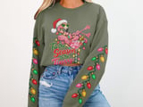 Tis The Season To Be Tipsy Sweatshirt thumbnail 3