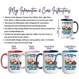 Otter Here With Love Digital Mug Wrap thumbnail 3