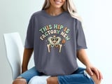 Retro Hip Replacement T-Shirt: Funny Factory New Hip Surgery Recovery Graphic Design thumbnail 3