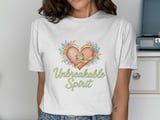 Cancer fighting t-shirt, Unbreakable Spirit Tee, stronger than cancer, breast cancer, prostate cancer, lung cancer  thumbnail 4