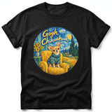 Gogh Chihuahua ~ Comfort Colors Premium Tee thumbnail 1
