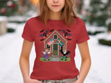 Swedish American Halloween Sweatshirt and T-shirts, Halloween Bats, Eagle, Halloween Girl, Halloween Flags, Trick or Treat, Halloween House thumbnail 3