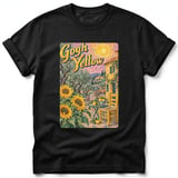 Gogh Yellow ~ Comfort Colors Premium Tee thumbnail 1