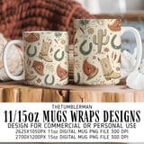 Rustic Wanderer Seamless Digital Pattern Size Bundle Png thumbnail 4