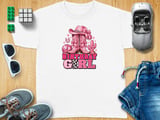 Pink Cowgirl Birthday Girl Tee thumbnail 9