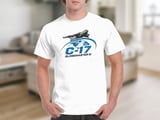 C-17 Globemaster III T-Shirt, Air Force Military Aircraft Tee, Aviation Fan Pilot Gift for Him, Veteran Shirt thumbnail 8