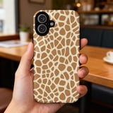 Chic Giraffe Print Tote Bag, Aesthetic Animal Pattern Phone Case, Trendy Safari Style Accessories Gift for Her thumbnail 11