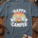 Happy Camper Campfire Marshmallow T-Shirt thumbnail 3