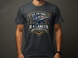 B-1 Lancer Shirt B-1B Bomber T-Shirt, Vintage Military Airplane Graphic Tee, US Air Force Aviation Veteran Gift, Patriotic Pilot Shirt thumbnail 3