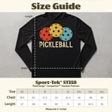 Pickleball Sport-Tek Performance Hood, Pickleball Tri-Color Vintage Balls Graphic, Lightweight Hoodie thumbnail 8