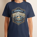 Officially Retired T-Shirt, Life's New Chapter Awaits, Tropical Vacation Retirement Gift, Beach Sunset Tee for Men & Women, Milestone thumbnail 3