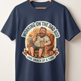 Dad Bod T-Shirt, Funny Dad Shirt, Father's Day Gift, Snack Lover Tee, Humorous Dad Life Graphic Top for Husband, Grandfather thumbnail 5