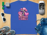 Cowgirl 7th Birthday Girl Tee thumbnail 4