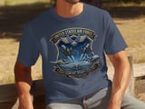 United States Air Force T-Shirt | Patriotic Military Veteran Gift | Service Before Self, Integrity, Excellence USAF Tee thumbnail 8