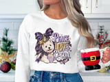 Peace Love And Cocoa Westie Tee thumbnail 1