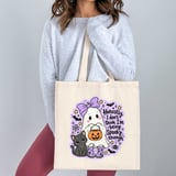 Not Spooky Enough Ghost Tote Bag thumbnail 2