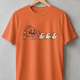 Retro Pumpkin Chasing Ghosts Tee thumbnail 3