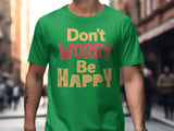 Don't Worry Be Happy T-Shirt, Road Trip Shirt, Beach Graphic Tee, Cruise T-Shirt, Positive Motivational Quote Shirt, Feel Good Retro Tee thumbnail 10