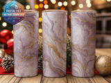 20 oz Skinny Tumbler Wrap, Purple Marble Sublimation Design, Straight and Tapered, Digital Download, Tumbler Graphics, Cup Designs thumbnail 2