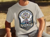 United States Coast Guard Sailor T-Shirt, Semper Paratus Military Veteran Gift, Patriotic USCG Emblem Apparel Tee thumbnail 1