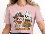 Cute Pirate Labraodor and Ghost Crew Sweatshirt, Halloween Treasure Hunt Apparel, adult and kid size t-shirts thumbnail 3