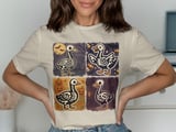 Halloween Duck Skeleton T-Shirt, Spooky Goose Tee, Autumn Fall T-Shirt, Funny Halloween Gift, Costume Shirt, Halloween Party Shirt thumbnail 8