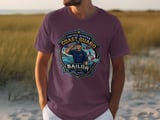 United States Coast Guard Sailor T-Shirt | Patriotic Military Veteran Gift | Honor Respect Devotion Duty USCG Tee thumbnail 1