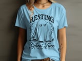 Resting Ghost Face Tee or Sweatshirt thumbnail 7
