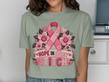 Faux Patchwork Hope in Every Stitch Tee thumbnail 11