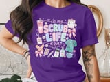 In My Scrub Life Era Coquette Bow Nurse T-Shirt: Funny ER ICU Design thumbnail 1