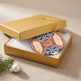 Tribal Lion Ornament, Boho Leo Zodiac Shield Christmas Tree Bauble, Southwestern Geometric Decor, Earth Tone Gift for Big Cat Lover thumbnail 7